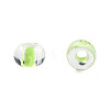 Glow in the Dark Luminous Transparent 8/0 Glass Seed Beads SEED-YWC0001-01I-6