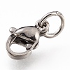 Tarnish Resistant 304 Stainless Steel Lobster Claw Clasps LS-STAS-G240-01A-P-4
