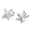Non-Tarnish 304 Stainless Steel Stud Earrings for Women X-EJEW-G364-13P-1
