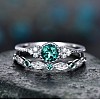 Alloy Micro Pave Cubic Zirconia Finger Rings for Women FS-WG2E042-14-1