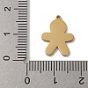 Christmas Theme 304 Stainless Steel Pendants STAS-Z093-08H-3