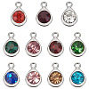 20Pcs Faceted Glass Charms RGLA-TADJ0001-01I-8
