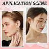 20Pcs Brass Stud Earring Findings KK-SC0003-92-5