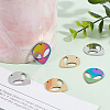 30Pcs 3 Colors 304 Stainless Steel Pendants STAS-DC0012-05-4