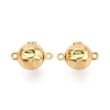 Brass Box Clasps KK-Q074-10G-3