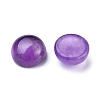 Natural Amethyst Cabochons G-P393-R56-8MM-A-2