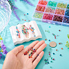 180G 12 Colors 6/0 Gradient Color Glass Seed Beads SEED-TA0001-63-7