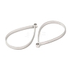 Non-Tarnish 304 Stainless Steel Open Back Bezel Teardrop Pendants LS-STAS-Z040-11A-P-2