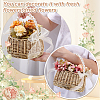 Wicker Flower Baskets with Handle DIY-WH0899-431A-3