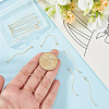 20Pcs Brass Chain Links connectors KK-BBC0021-48-3
