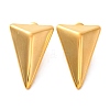 Ion Plating(IP) 304 Stainless Steel Stud Earrings EJEW-G395-13G-2