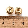 Brass Micro Pave Cubic Zirconia Beads KK-M318-39G-02-2