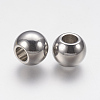 Tarnish Resistant 201 Stainless Steel Beads STAS-F141-17P-1