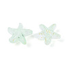 Frosted Glass Beads FGLA-T005-01E-2