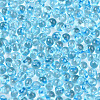 3/0 Baking Paint Glass Fringe Seed Beads SEED-A034-04G-2