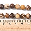 Natural Australian Agate Round Bead Strands G-M272-02-8mm-6