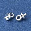 Brass Cup Pearl Peg Bails Pin Pendants KK-D110-04S-2