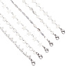  304 Stainless Steel Link Chain Necklaces NJEW-UN0001-09P-1