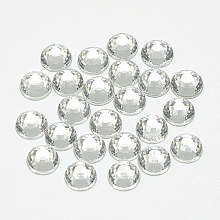 Flat Back Glass Rhinestone Cabochons RGLA-T090-SS20-01