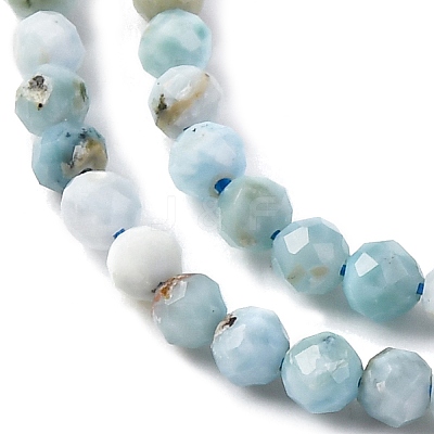 Natural Larimar Beads Strands G-F785-B01-01-1