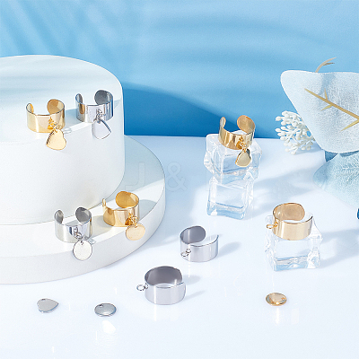 DIY Charm Cuff Ring Making Kit STAS-UN0051-43-1