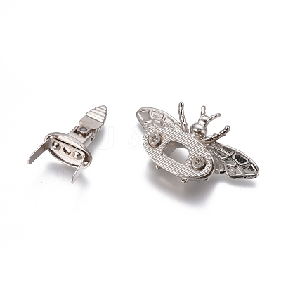 Alloy Bag Twist Lock Accessories AJEW-WH0109-49P-1