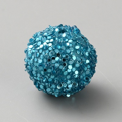 Opaque Acrylic Glitter Beads LS-FIND-CJC0010-111A-09-1