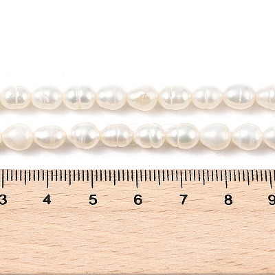 Natural Cultured Freshwater Pearl Beads Strands PEAR-I007-01B-06B-1
