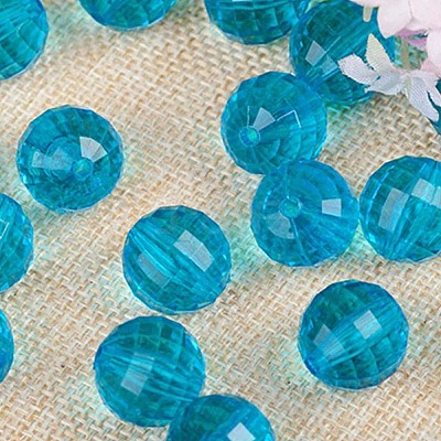 Transparent Acrylic Beads TACR-NH0001-A-09-1