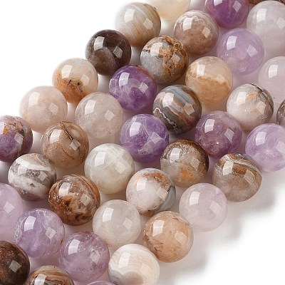 Natural Amethyst Lace Agate Beads Strands GG-CBABD99-04-12mm-1