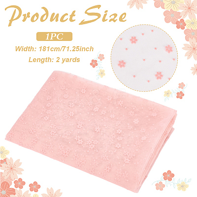 Nylon Lace Fabric DIY-WH0699-65B-1