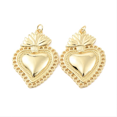 Rack Plating Brass Pendants X-KK-C021-05G-1