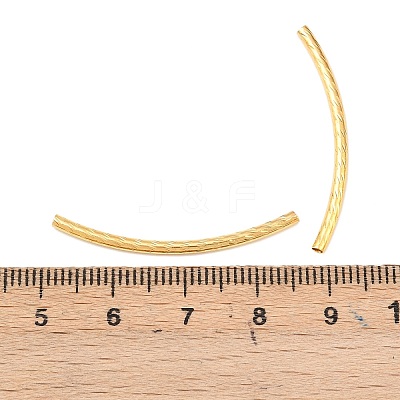 Brass Tube Beads KK-EC295-G-1