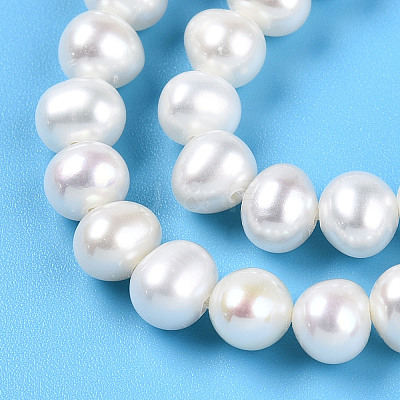 Natural Cultured Freshwater Pearl Beads Strands PEAR-N016-07C-1