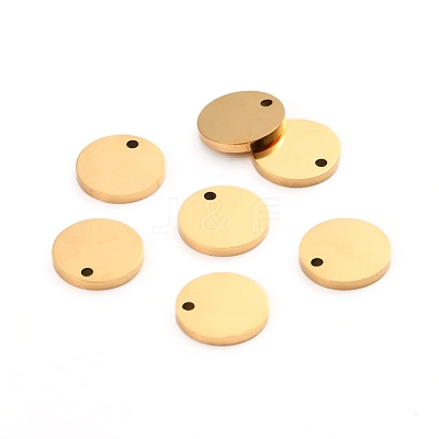 Ion Plating(IP) 304 Stainless Steel Charms STAS-I141-03D-G-1