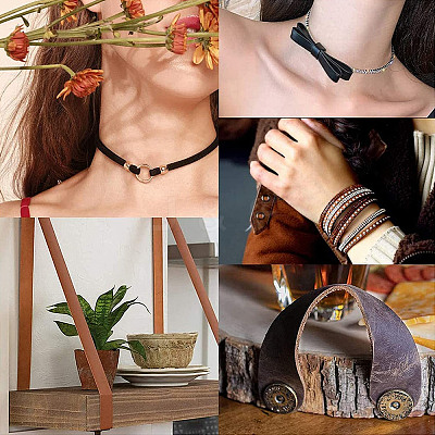 Flat Leather Jewelry Cord WL-GF0001-06B-02-1