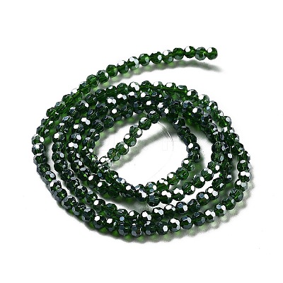 Electroplate Transparent Glass Beads Strands LS-EGLA-A035-T3mm-A10-1