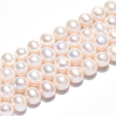 Natural Cultured Freshwater Pearl Beads Strands PEAR-N016-09D-1