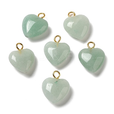 Natural Green Aventurine Pendants G-E603-01G-07-1