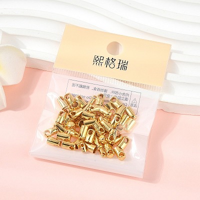 SHEGRACE Brass Cord Ends XGR0072G-67A-G-1