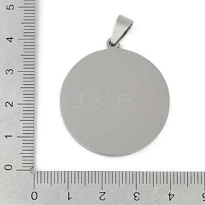 Non-Tarnish 201 Stainless Steel Pendant Cabochon Settings X-STAS-L279-009P-1
