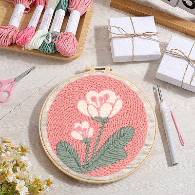 Punch Embroidery Starter Kits DIY-WH20007-13B-1