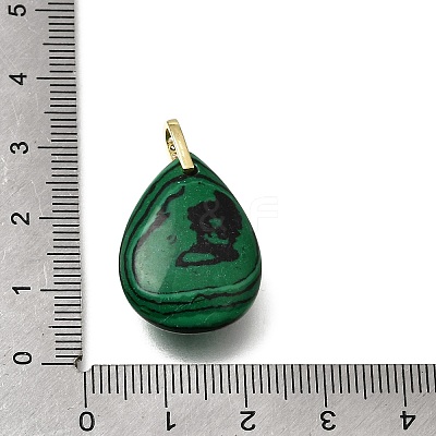 Synthetic Malachite Pendants GG-CBA7610-07G-10-1