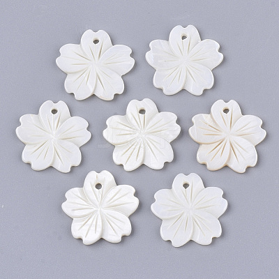 Freshwater Shell Pendants SHEL-N026-03-1