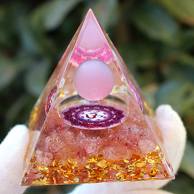 Orgonite Pyramid Resin Energy Generators PW-WG94568-28-1