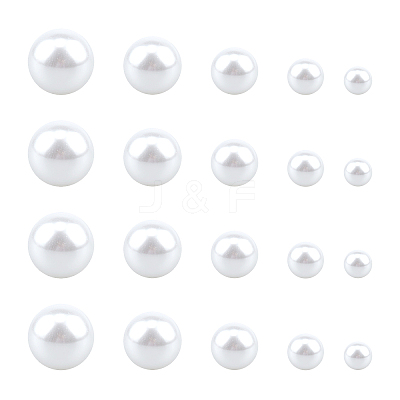 Resin Imitation Pearl Beads RESI-CA0001-06-1