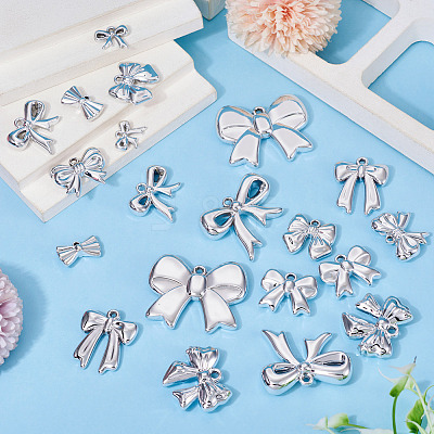 20Pcs 10 Styles CCB Plastic Pendants CCB-TA0001-19A-1