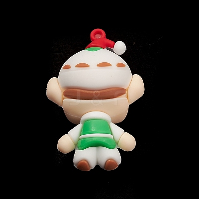 PVC Plastic Christmas Style Big Pendants PVC-O001-02K-1