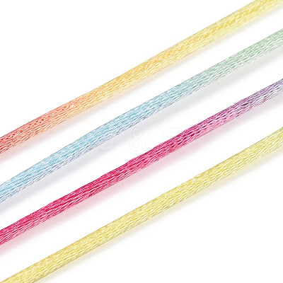Segment Dyed Nylon Rattail Satin Cords NWIR-A008-01L-1