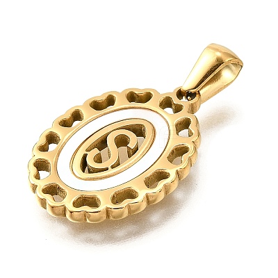 Golden 304 Stainless Steel Pendants STAS-K300-02G-S-1
